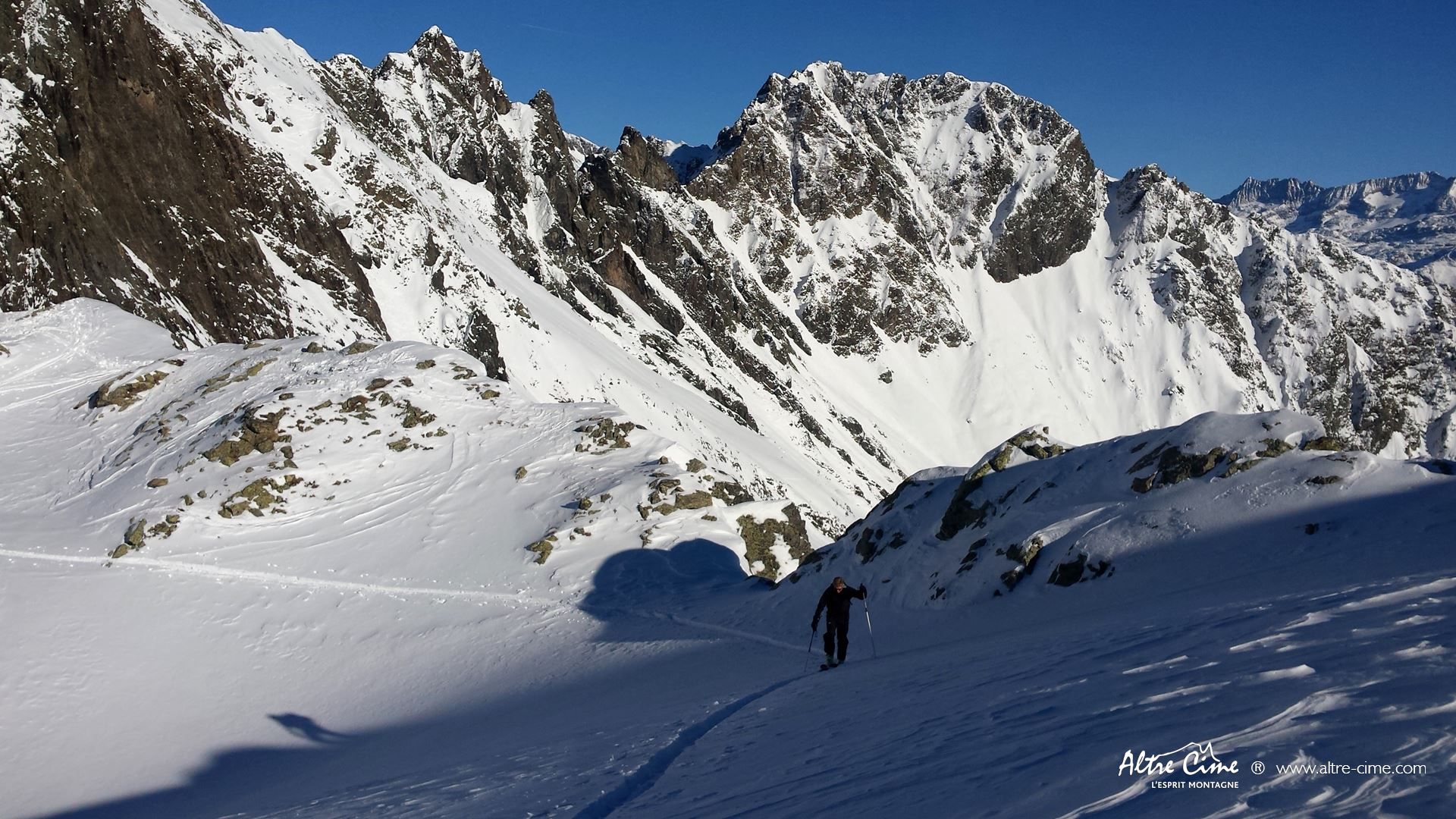 [Ski de randonnée] Col de la Petite Vaudaine dans Belledonne