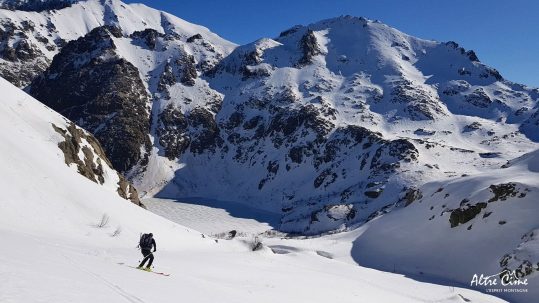 [GR20-hiver] Ski dans la Restonica vers le lac de Melu