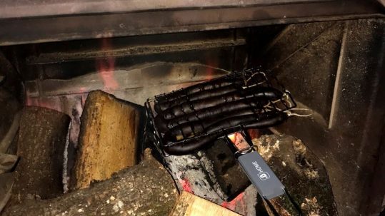 [GR20 Hiver] Ficatellu au feu de cheminée
